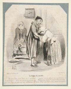 Pudlens Trepas af Honoré Daumier