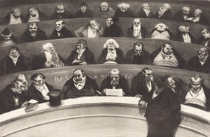 The Legislative Belly af Honore Daumier, 1834 af Honoré Daumier