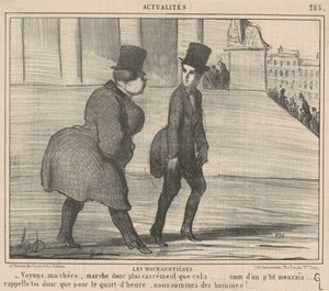 Børsmæglerne... Lad os se, min kære... af Honoré Daumier
