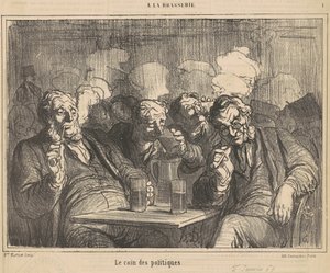Det politiske hjørne af Honoré Daumier