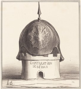 Kronen på hans bygning af Honoré Daumier