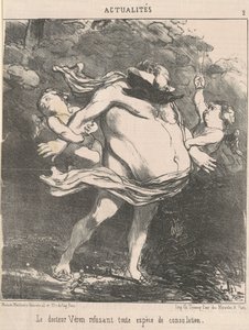 Doktor Véron nægter ... trøst af Honoré Daumier