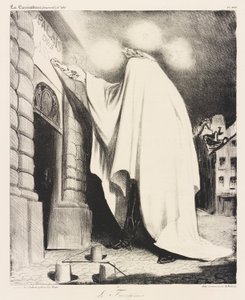 Le fant?me (The Phantom) af Honoré Daumier