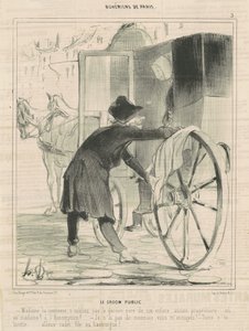 Le groom offentlige af Honoré Daumier