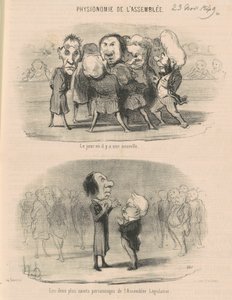 Den dag der er nyheder af Honoré Daumier