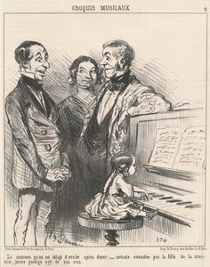 Det stykke, vi skal sluge... af Honoré Daumier