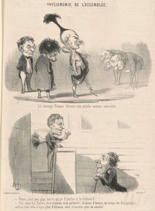 Den vilde bineau gør sin entré af Honoré Daumier