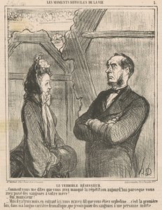 Den frygtelige leder af Honoré Daumier