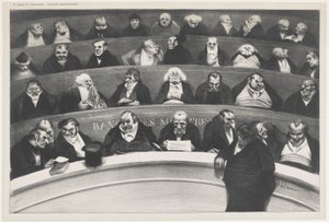 Den lovgivende mave af Honoré Daumier
