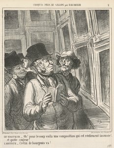 Den besøgende... af Honoré Daumier
