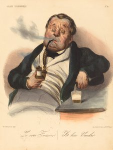 Den rigtige ryger af Honoré Daumier