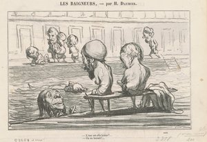 Er vand godt? ... / fuldt vand af Honoré Daumier