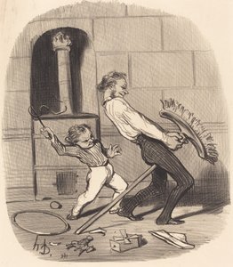Ridetime, gymnasiet af Honoré Daumier