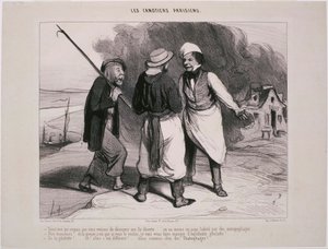 Les Canotiers Parisiens- Hej! Jeg, der troede, vi lige havde opdaget ... af Honoré Daumier