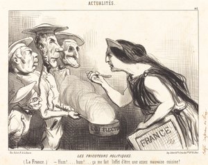De politiske frikotører af Honoré Daumier