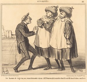 Femogtyve-årige mænd... af Honoré Daumier