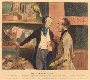 Velvillige Tidsskrifter af Honoré Daumier