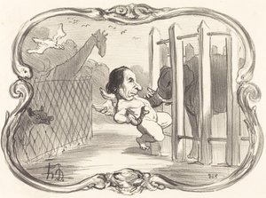 Kemikeren Dumas ulykker af Honoré Daumier