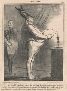 De allierede forbereder sig på at presse operationer... af Honoré Daumier