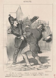 Fredens venner... af Honoré Daumier