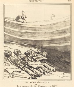 Lovgivende arenaer af Honoré Daumier