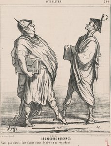 Moderne tegn... af Honoré Daumier