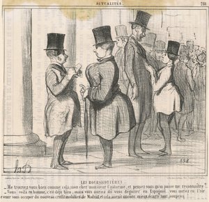 Børsmæglerne. Finder du mig godt... af Honoré Daumier