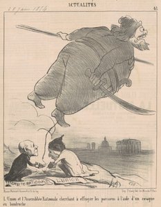 Debatterne... af Honoré Daumier
