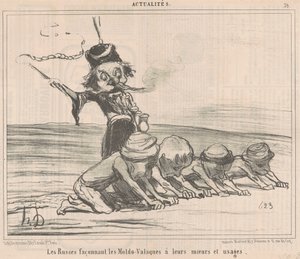 At forme dem Moldo-Vlachs... af Honoré Daumier