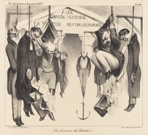 Pantheons hæder af Honoré Daumier
