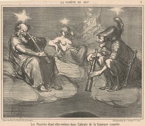 Planeterne er sig selv i... af Honoré Daumier