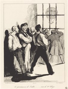 juli-fejring...udsigt fra Ste. Pelagia af Honoré Daumier