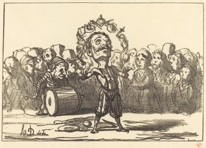 Bjergebankerne af Honoré Daumier