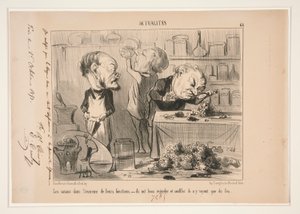 De lærde i af Honoré Daumier