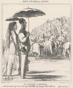 Høsten i Argenteuil af Honoré Daumier