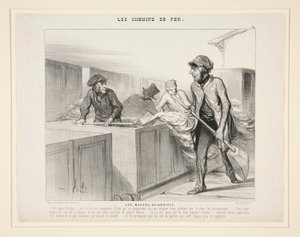 Badebilerne: Hej Jerome af Honoré Daumier
