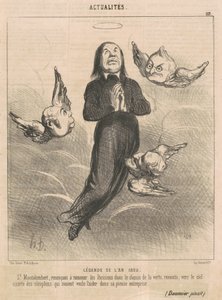 Årets legende 1850 af Honoré Daumier