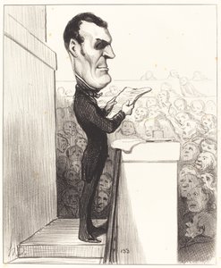 M.L.P.F. Esquirou de Parieu af Honoré Daumier