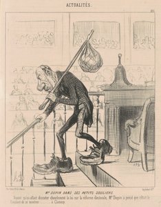Mr. Dupin i sine små sko af Honoré Daumier