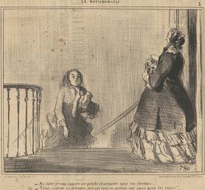 Min kære, jeg bringer dig en potiche... af Honoré Daumier