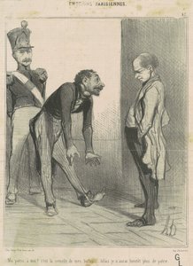 Mit hjemland, mit?... af Honoré Daumier