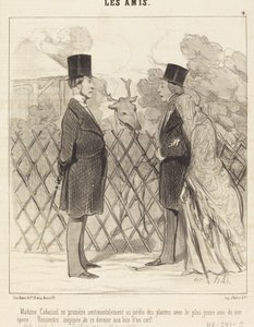 Madame Cabassol går... af Honoré Daumier