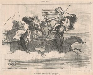 Hvordan man træner kosakkerne af Honoré Daumier