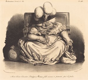 Marie-Louise-Charlotte-Philippinepairie af Honoré Daumier