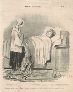 Så gift dig! gamle grigou... af Honoré Daumier