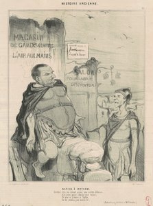 Marius i Kartago af Honoré Daumier