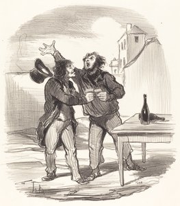 Medlem... af 10. december, der tager... af Honoré Daumier