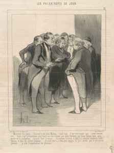 Juryens herrer... den anklagede dræbte Jean Maclou... af Honoré Daumier