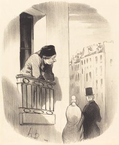 Jeg var også ung... af Honoré Daumier