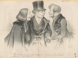 Min kære ven, jeg præsenterer dig hr. ... af Honoré Daumier